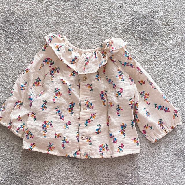 ZARA KIDS(ザラキッズ)のZARA ブラウス キッズ/ベビー/マタニティのベビー服(~85cm)(シャツ/カットソー)の商品写真