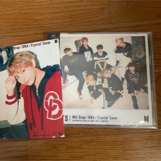 ボウダンショウネンダン(防弾少年団(BTS))のbts mic drop fc限定盤B テヒョン　カード付き(K-POP/アジア)