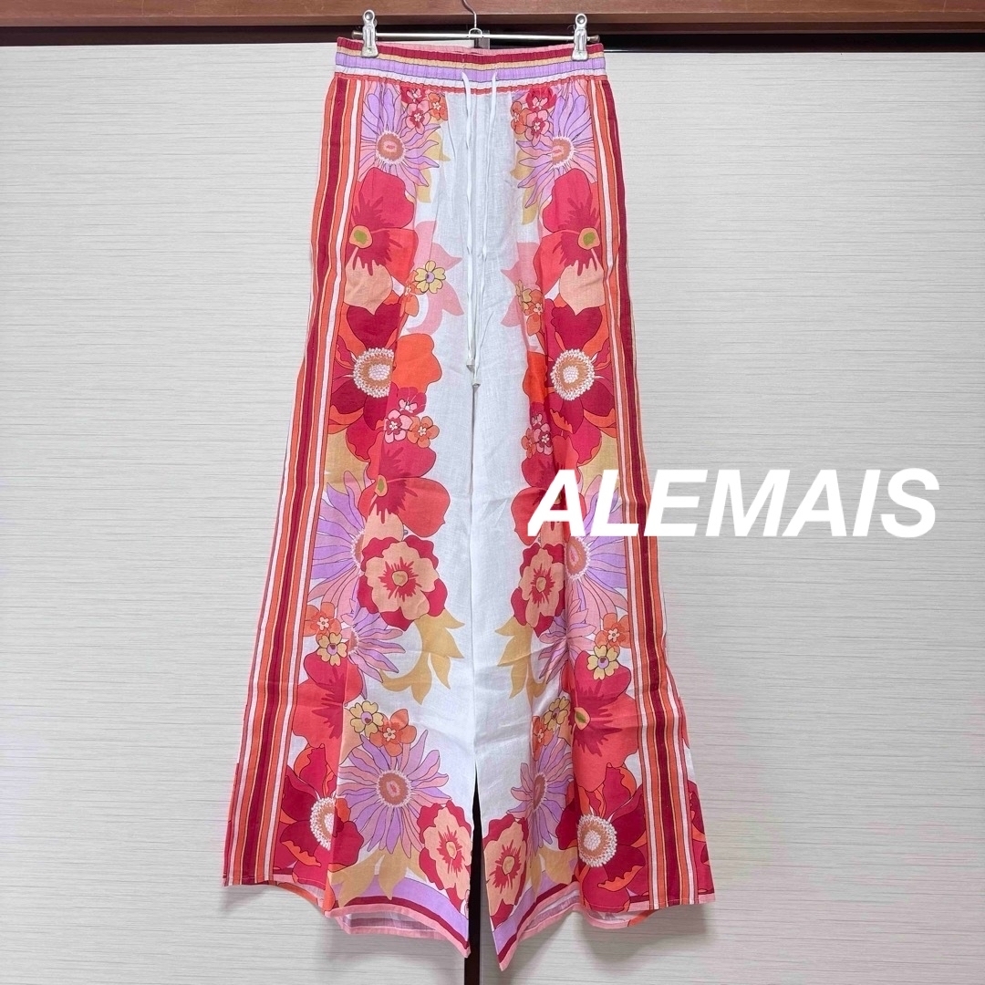 【新品未使用】ALEMAIS /calista track pants/リネンtodayful