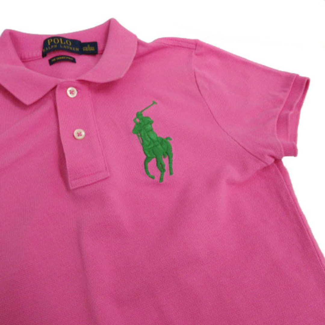 POLO RALPH LAUREN ポロシャツ ビッグポニー ピンク 緑 S