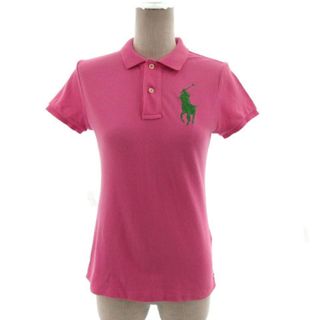 ポロラルフローレン(POLO RALPH LAUREN)のPOLO RALPH LAUREN ポロシャツ ビッグポニー ピンク 緑 S(ポロシャツ)