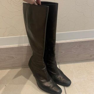 極美品】Private Label ボタン付き レザーブーツ レディース 22.5cm
