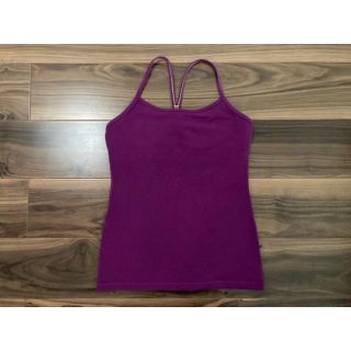 ルルレモン(lululemon)のルルレモン Lululemon Power Y Tank 6 パープル(タンクトップ)