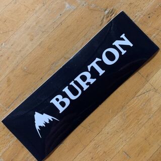 バートン(BURTON)のBURTON バートン 【LOGOSTICKER】白/黒 15cmステッカー(その他)