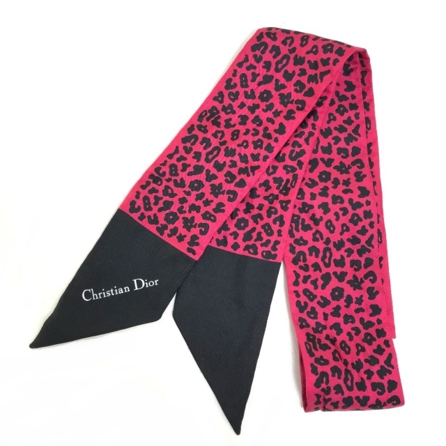 Dior - ディオール Dior ミッツァ シルク レオパード ヒョウ柄 豹