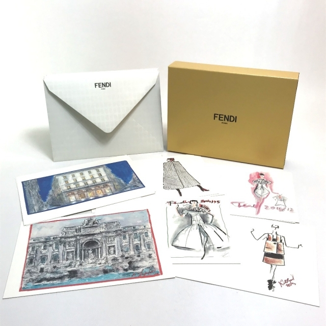 FENDI - フェンディ FENDI ポストカード＆封筒 ノベルティ 非売品