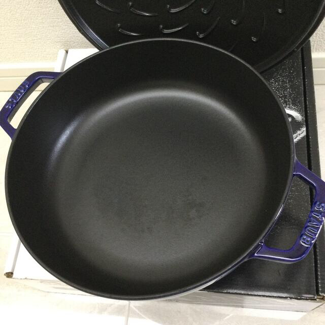 STAUB ストウブ リリー ブレイザーソテーパン 26cm グランブルー www
