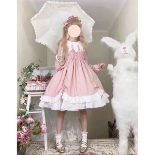 新品♡ロリータワンピース　ゴスロリ　ゆめかわ　青　♡jjt