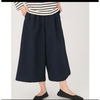 ムジルシリョウヒン(MUJI (無印良品))の美品◎無印良品◎ストレッチ　サッカー　イージーワイドパンツ(カジュアルパンツ)