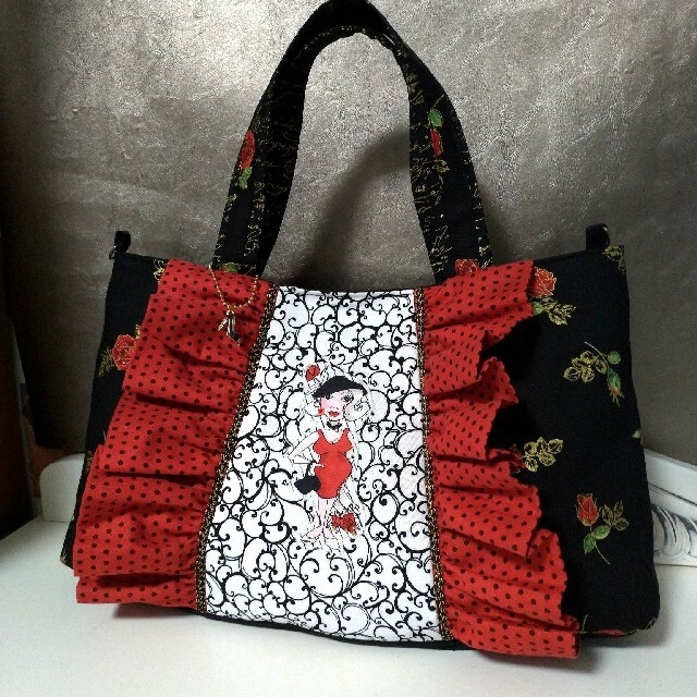 ロラライハリス ハンドメイド フリルバッグ | suellencolombo.com.br