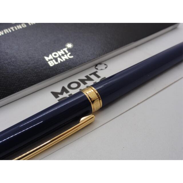 MONTBLANC(モンブラン)のレアな未使用に近い美品！稀少軸色！深青色軸オブリュージュ15240★モンブラン　 インテリア/住まい/日用品の文房具(ペン/マーカー)の商品写真