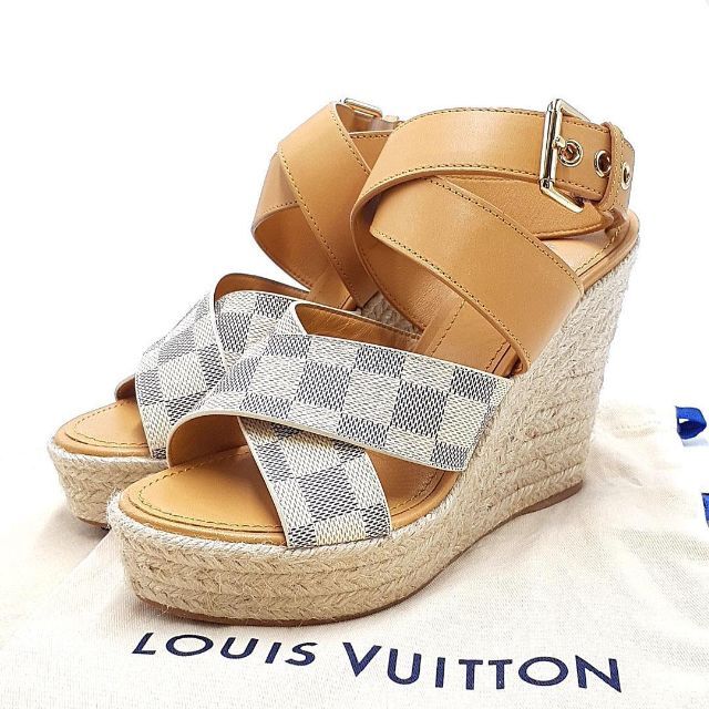 美しい LOUIS VUITTON - 超美品 ルイヴィトン サンダル ダミエ