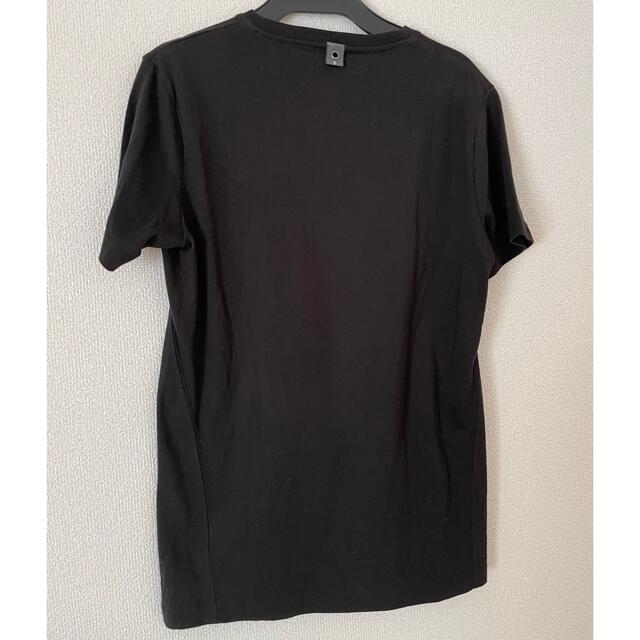 wjk(ダブルジェーケー)のwjk ダブルジェーケー Tシャツ　半袖 Vネック ブラック　S メンズのトップス(Tシャツ/カットソー(半袖/袖なし))の商品写真