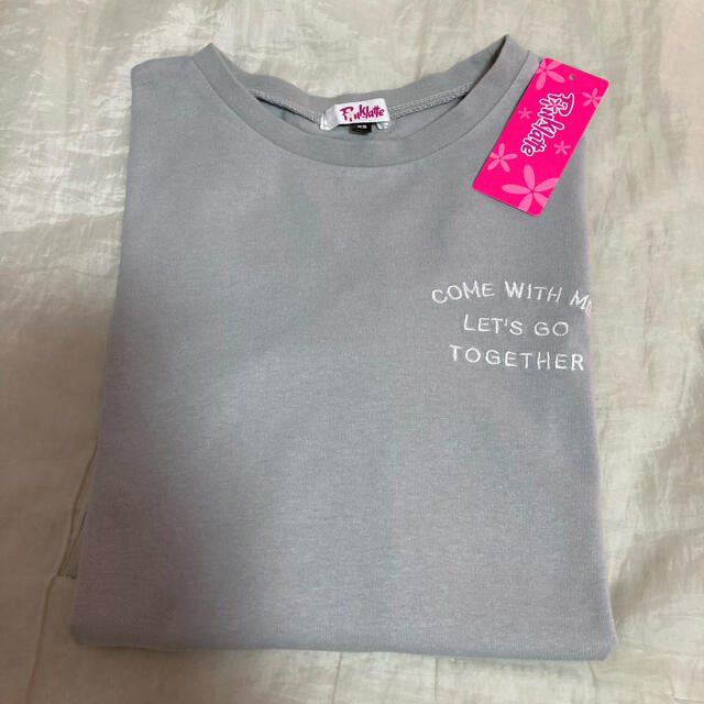 lovetoxic(ラブトキシック)の１回着☆ピンクラテ七分袖Ｔシャツ150ロンTラブトキシックJENNIアルジー キッズ/ベビー/マタニティのキッズ服女の子用(90cm~)(Tシャツ/カットソー)の商品写真