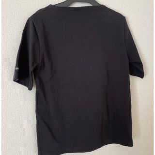 セントジェームス(SAINT JAMES)のセントジェームス　ピアリック　Tシャツ　半袖　ブラック　XS フランス製(Tシャツ/カットソー(半袖/袖なし))