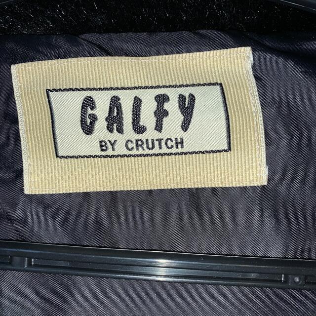 GALFY(ガルフィー)のGALFY ファー・ボアブルゾン・ブラック・レア、美品 メンズのジャケット/アウター(その他)の商品写真