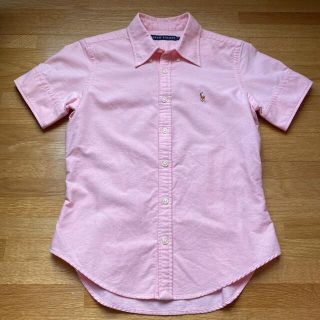 ラルフローレン(Ralph Lauren)のラルフローレン シャツ 半袖 ピンク レディース(シャツ/ブラウス(半袖/袖なし))