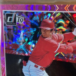 大谷翔平選手　ピンクリフラクターカード(シングルカード)