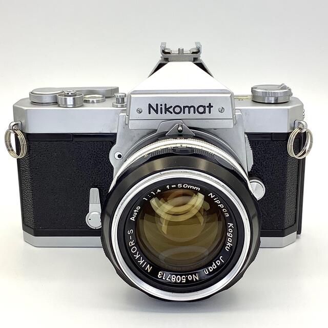 Nikon(ニコン)のニコマート FTn／NIKKOR-S Auto 50mm f1.4【整備済】 スマホ/家電/カメラのカメラ(フィルムカメラ)の商品写真