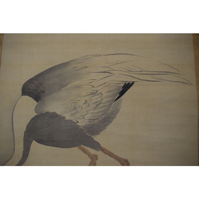 美品】 真作】松村呉春/月渓/日ノ出鶴亀図/掛軸☆宝船☆Z-366の 美品】 真作】松村呉春/月渓/日ノ出鶴亀図/掛軸☆宝船☆Z-366の