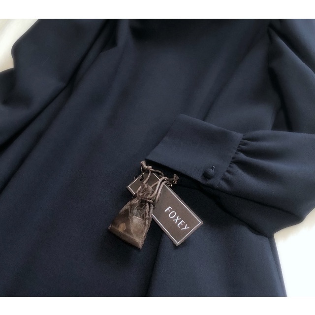 レディース FOXEY FOXEY☆美品☆クーリッシュ☆ミッドナイトブルー☆40