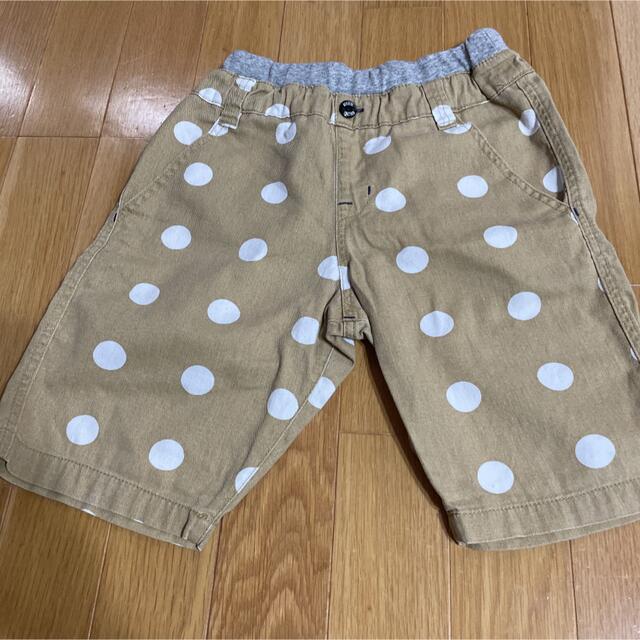 F.O.KIDS(エフオーキッズ)の週末値下げ　ドット柄ハーフパンツ キッズ/ベビー/マタニティのキッズ服男の子用(90cm~)(パンツ/スパッツ)の商品写真