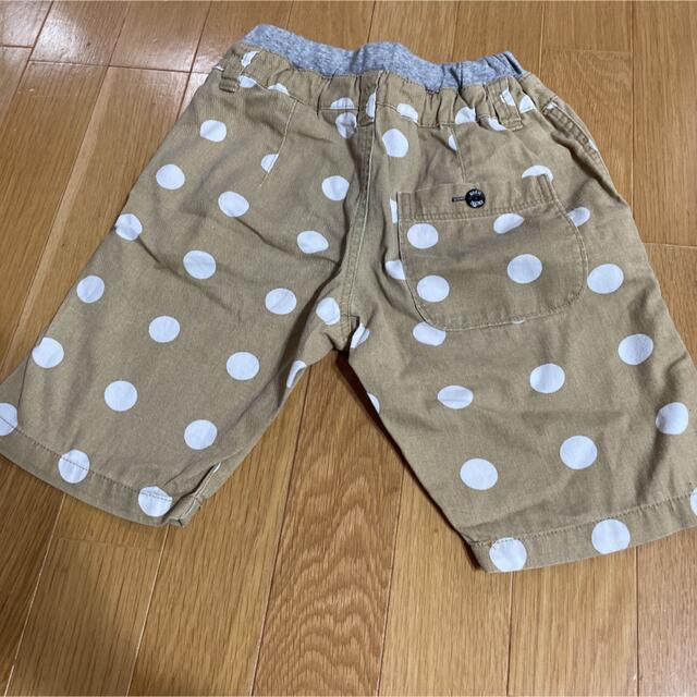 F.O.KIDS(エフオーキッズ)の週末値下げ　ドット柄ハーフパンツ キッズ/ベビー/マタニティのキッズ服男の子用(90cm~)(パンツ/スパッツ)の商品写真