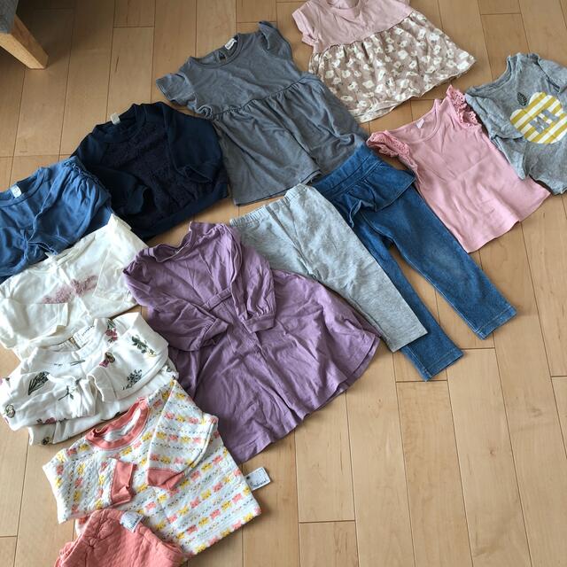 80〜90cm　女の子　春夏服まとめ売り♡洗い替えに　アプレレクール