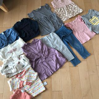 ブランシェス(Branshes)の80〜90cm　女の子　春夏服まとめ売り♡洗い替えに　アプレレクール(ワンピース)