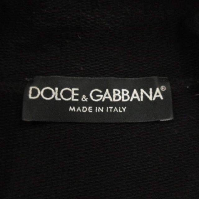 DOLCE&GABBANA(ドルチェアンドガッバーナ)のドルチェ&ガッバーナ スウエットジャケット 長袖 ジップアップ 黒 44 メンズのジャケット/アウター(その他)の商品写真