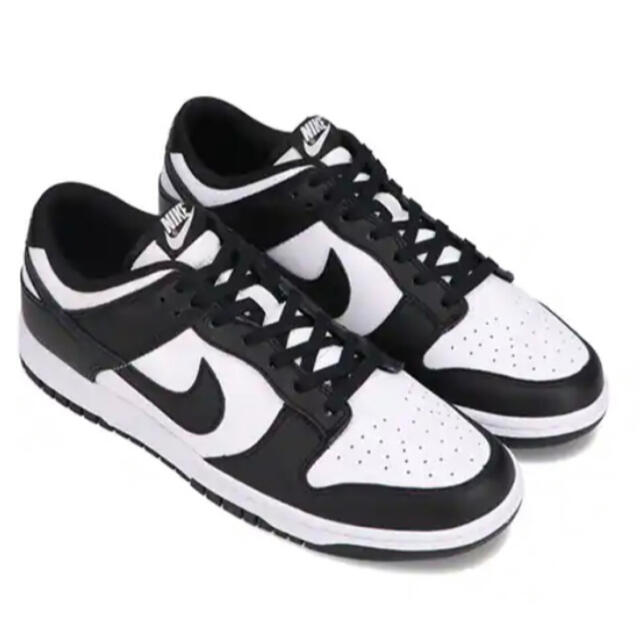 NIKE DUNK LOW RETRO 白黒 - スニーカー