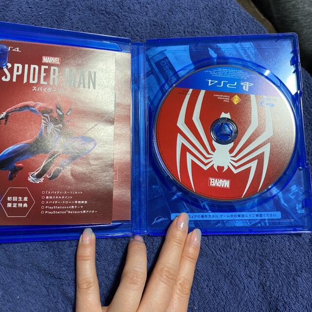 PlayStation4(プレイステーション4)のスパイダーマン　ゲームソフト エンタメ/ホビーのゲームソフト/ゲーム機本体(家庭用ゲームソフト)の商品写真