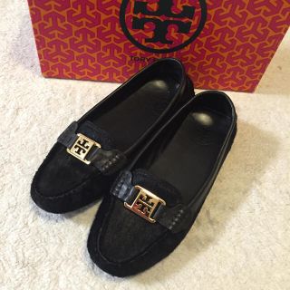 トリーバーチ(Tory Burch)のハラコ ローファー 6M(ローファー/革靴)