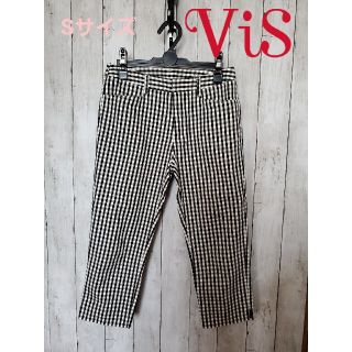 ヴィス(ViS)の【VIS】ギンガムチェッククロップドパンツ(クロップドパンツ)