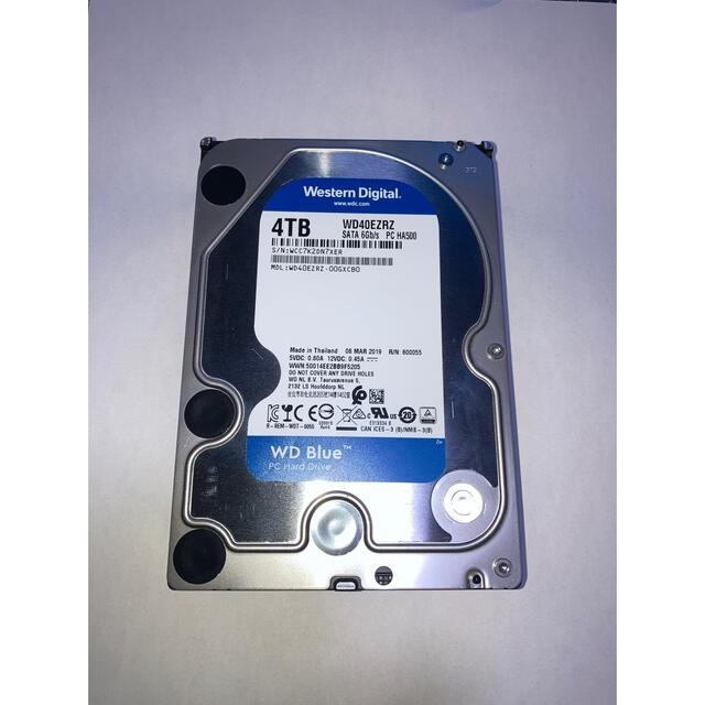 WD40EZRZ 3.5インチHDD 4TB