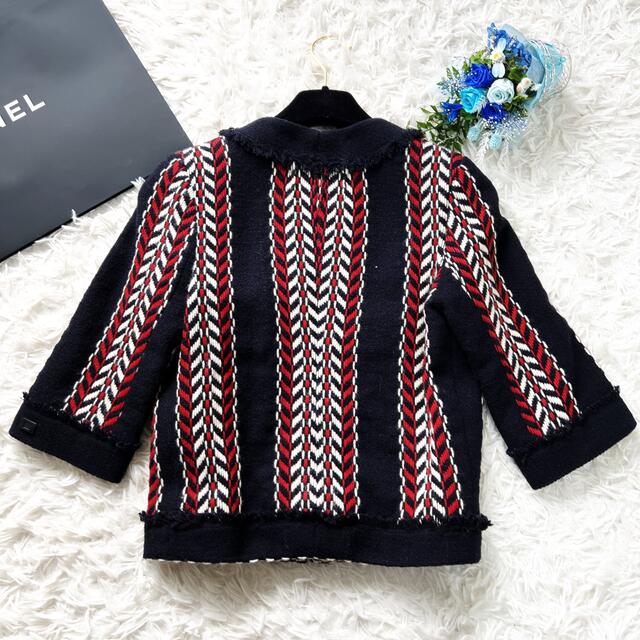 見事な創造力 美品 CHANEL - CHANEL シャネル ツイード トリコロール 見事な創造力 美品 CHANEL - CHANEL シャネル ツイード トリコロール