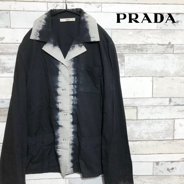 PRADA プラダ デザイン シャツ ブラウス グラデーション