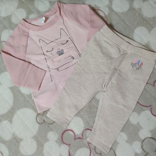 ベビーギャップ(babyGAP)の【新品未使用】babyGAP サイズ80 トレーナー＆パンツセット(トレーナー)