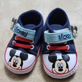 ディズニー(Disney)のディズニーベビー　ミッキー　ベビー靴　ファーストシューズ(その他)