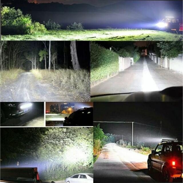 LEDライトバー 作業灯 フォグランプ ワークライト アメ車 ジムニー ハマー 4