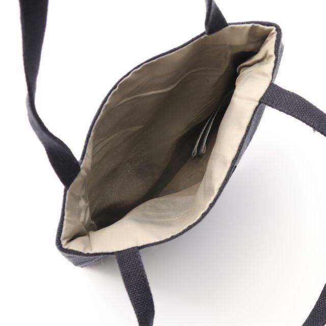 mina perhonen(ミナペルホネン)のmina perhonen チョウチョ ミニ ハンドバッグ リネン ブラック レディースのバッグ(ハンドバッグ)の商品写真