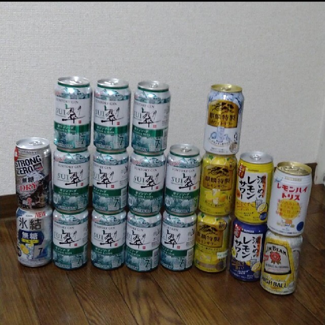 缶チューハイ等20本 食品/飲料/酒の酒(リキュール/果実酒)の商品写真