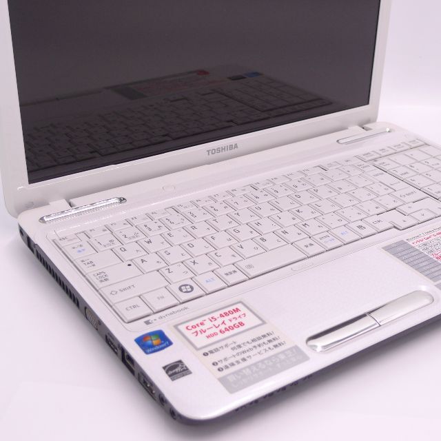 新品SSD載せる T350/56BW 4GB Blu-ray 無線電話 Win10 Atarashi ku 