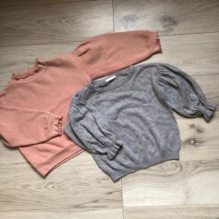 ジーユー(GU)の専用ページ　パフスリーブ2枚セット　110サイズ(Tシャツ/カットソー)