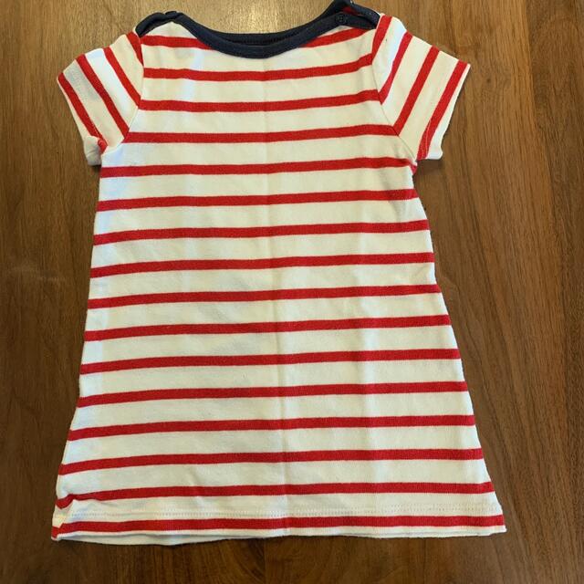 babyGAP(ベビーギャップ)の70サイズ　baby gap ボーダーワンピース キッズ/ベビー/マタニティのベビー服(~85cm)(その他)の商品写真