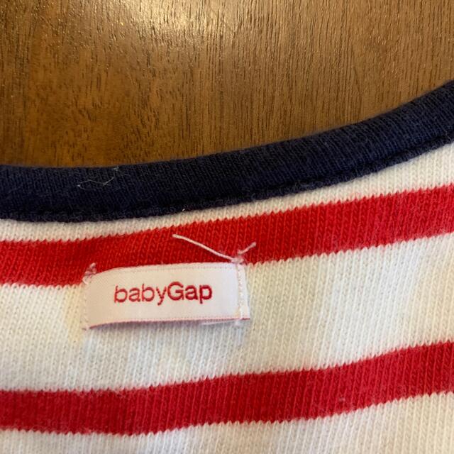 babyGAP(ベビーギャップ)の70サイズ　baby gap ボーダーワンピース キッズ/ベビー/マタニティのベビー服(~85cm)(その他)の商品写真