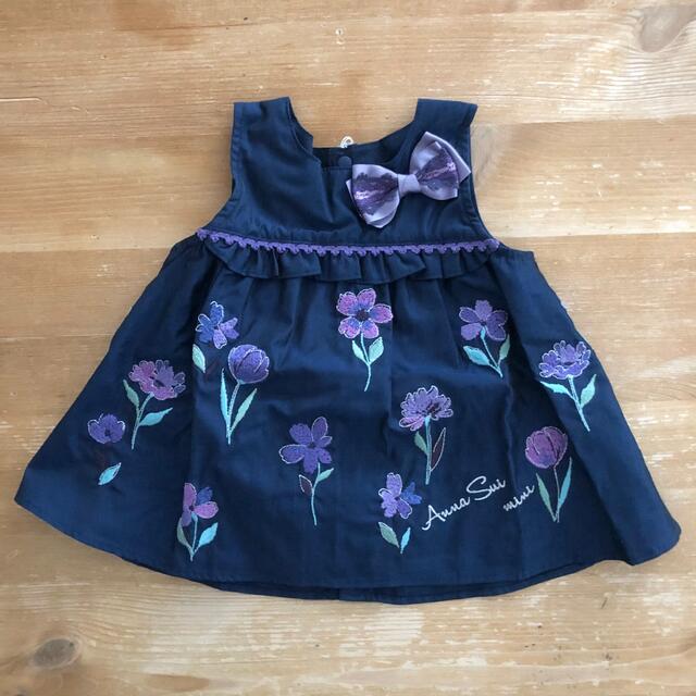 新品 未使用 アナスイミニ 刺繍 チュニック セット 70 - ワンピース