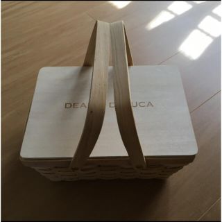 ディーンアンドデルーカ(DEAN & DELUCA)のディーンアンドデルーカ　バスケット　S   美品(バスケット/かご)