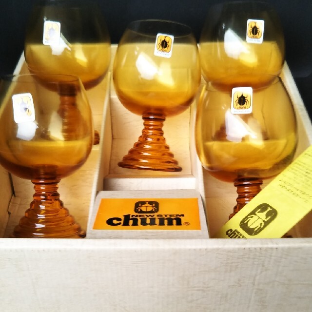 レトロブランデーグラス5客揃の通販 by はんてん3's shop|ラクマ