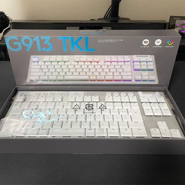 Logicool ゲーミングキーボード タクタイル ホワイト G913-TKL - PC ...